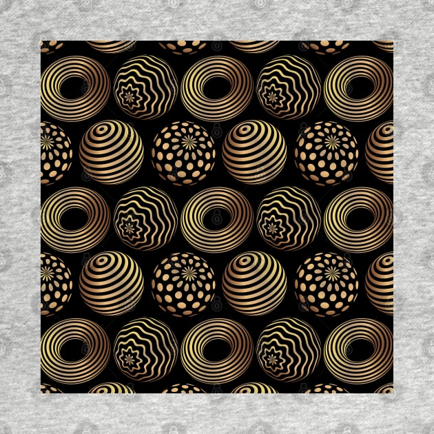 Abstract Geometric 3D Art Pattern by Designoholic